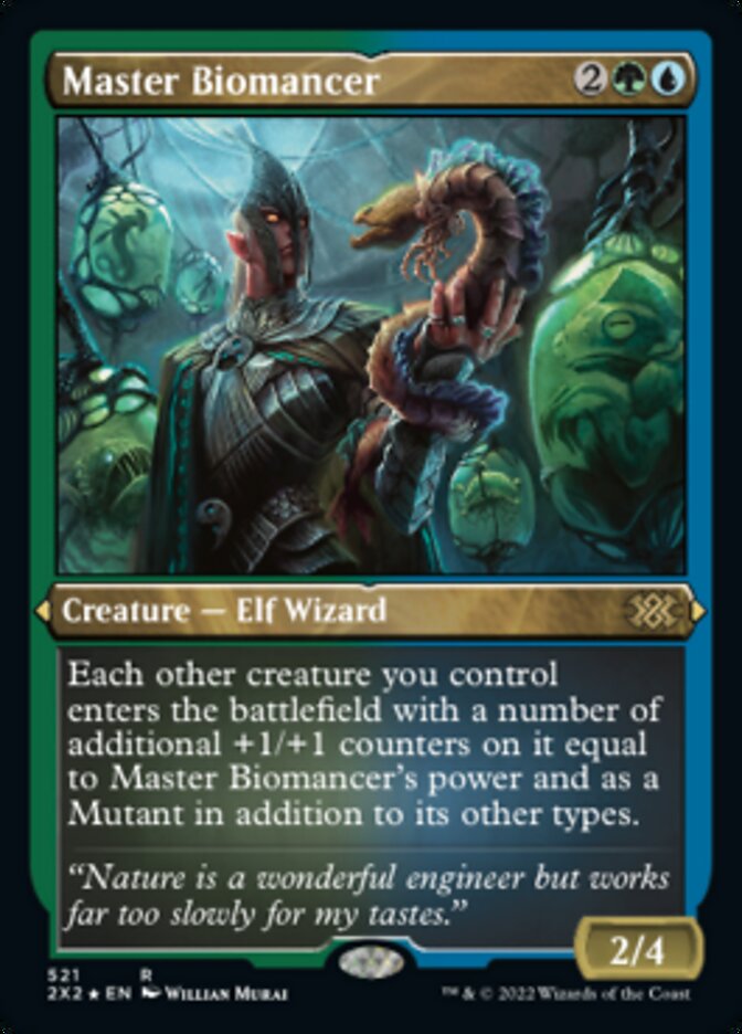Master Biomancer (Foil Etched) [Double Masters 2022] - The Mythic Store | 24h Order Processing