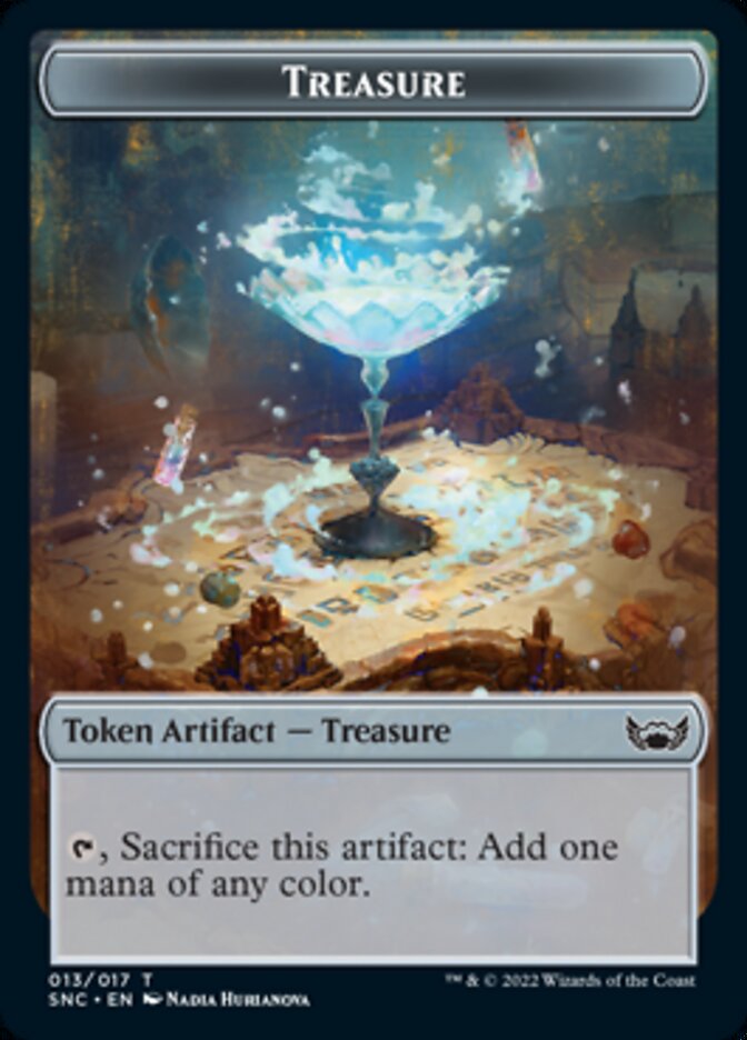 Treasure (013) // Fish Double-Sided Token [Streets of New Capenna Tokens] - The Mythic Store | 24h Order Processing