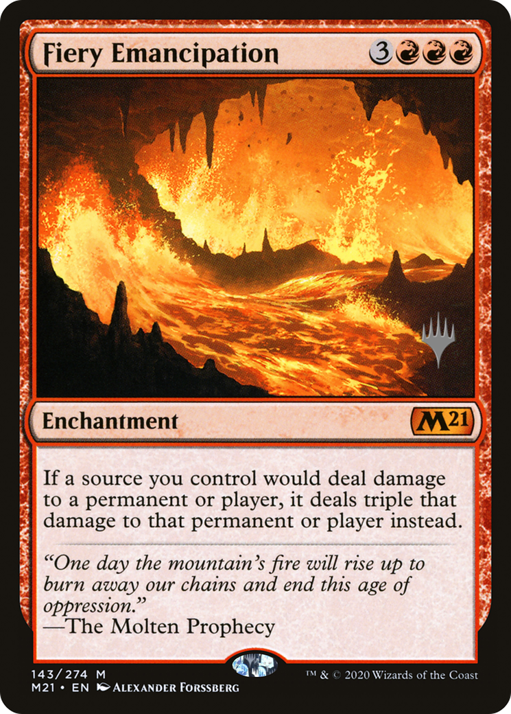 Fiery Emancipation (Promo Pack) [Core Set 2021 Promos] - The Mythic Store | 24h Order Processing
