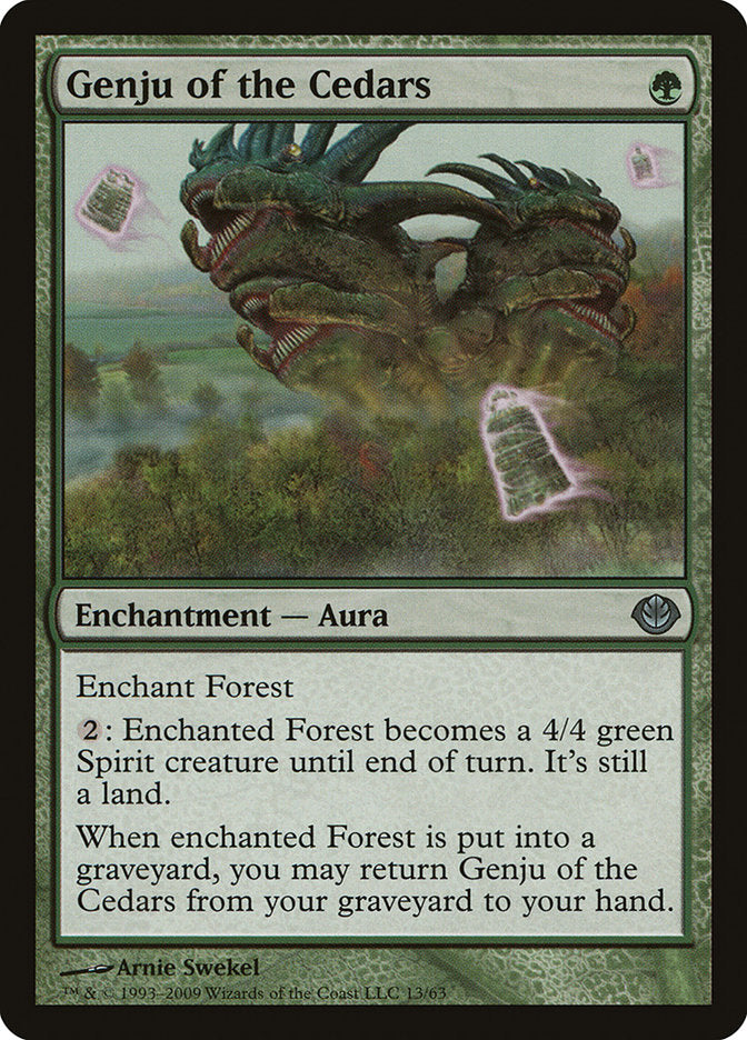 Genju of the Cedars [Duel Decks: Garruk vs. Liliana] - The Mythic Store | 24h Order Processing
