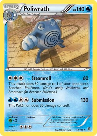 Poliwrath (17/111) [XY: Furious Fists] - The Mythic Store | 24h Order Processing