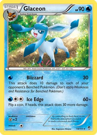Glaceon (19/111) [XY: Furious Fists] - The Mythic Store | 24h Order Processing