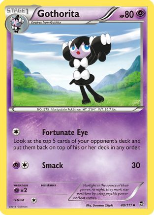 Gothorita (40/111) [XY: Furious Fists] - The Mythic Store | 24h Order Processing
