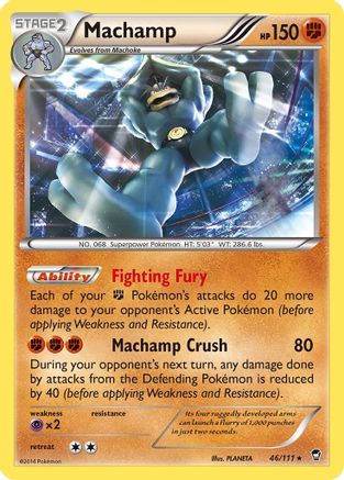 Machamp (46/111) [XY: Furious Fists] - The Mythic Store | 24h Order Processing