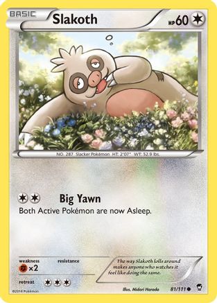 Slakoth (81/111) [XY: Furious Fists] - The Mythic Store | 24h Order Processing