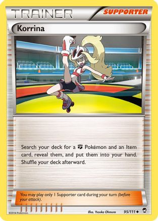 Korrina (95/111) [XY: Furious Fists] - The Mythic Store | 24h Order Processing