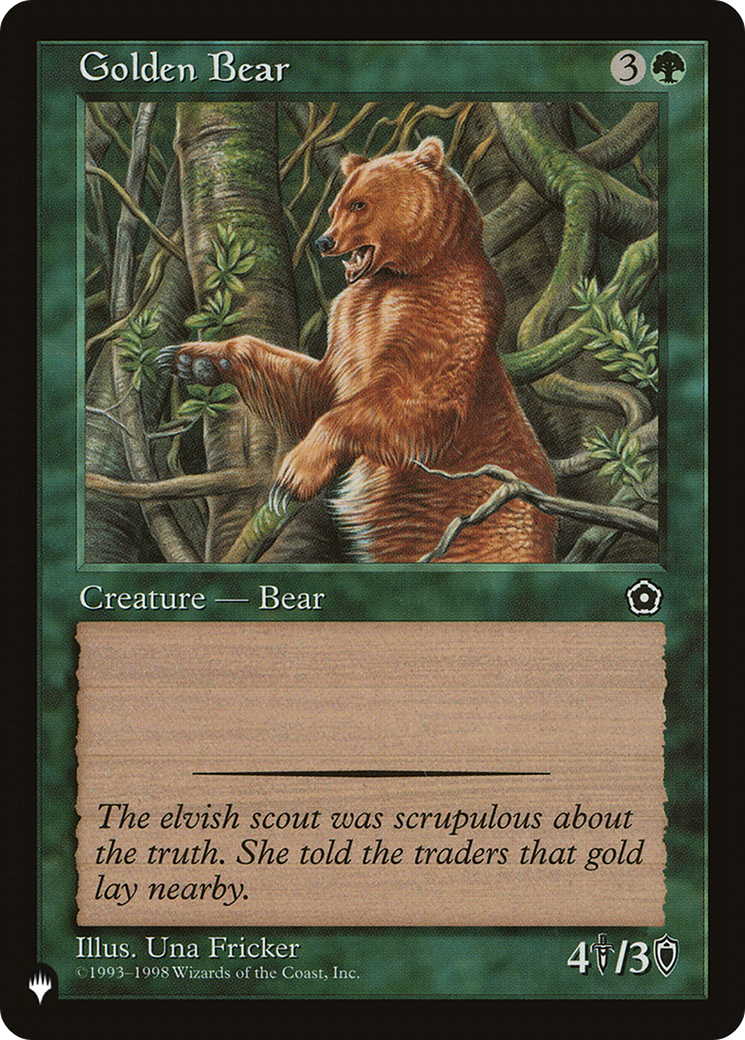 Golden Bear [The List] - The Mythic Store | 24h Order Processing