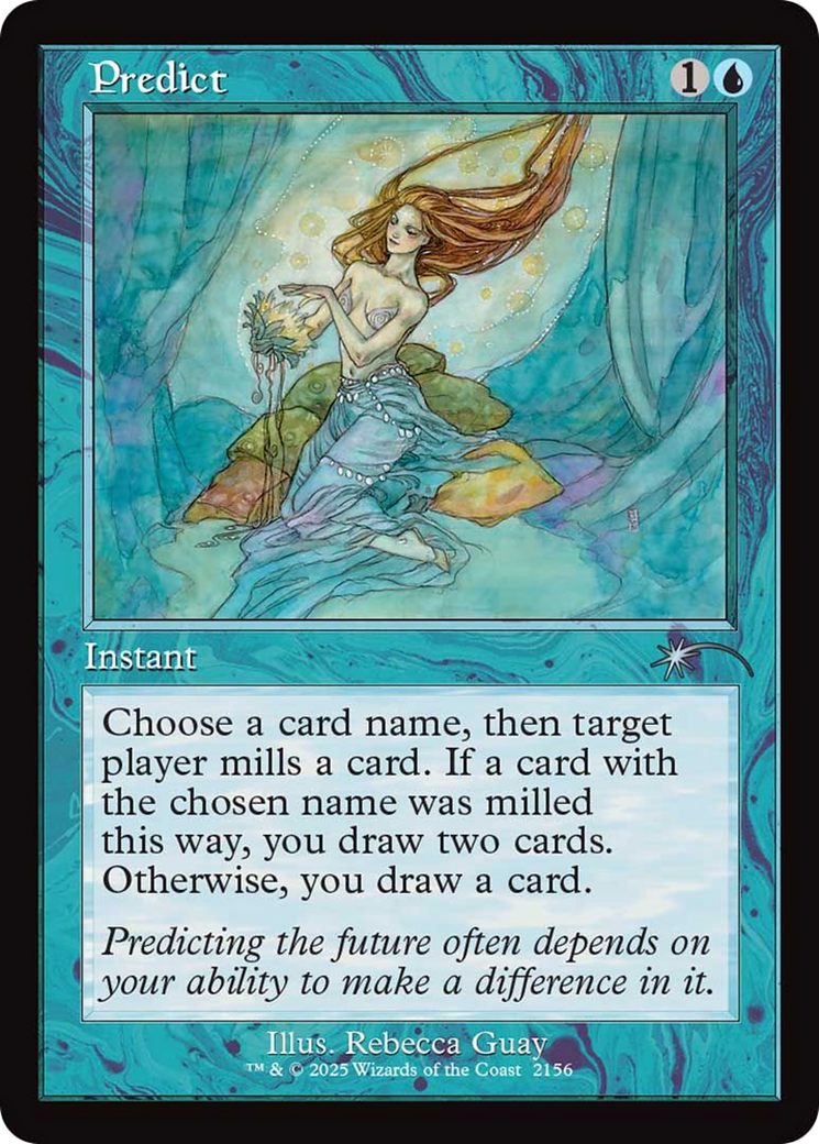 Predict (Retro Frame) [Secret Lair Drop Series] - The Mythic Store | 24h Order Processing