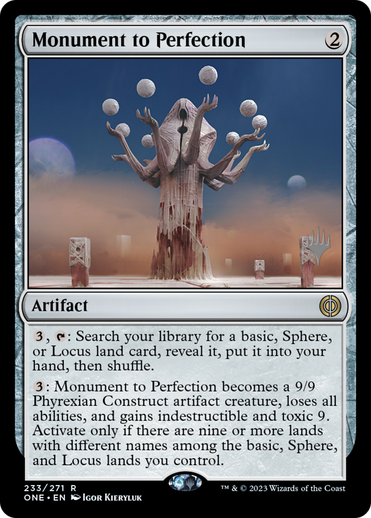 Monument to Perfection (Promo Pack) [Phyrexia: All Will Be One Promos] - The Mythic Store | 24h Order Processing