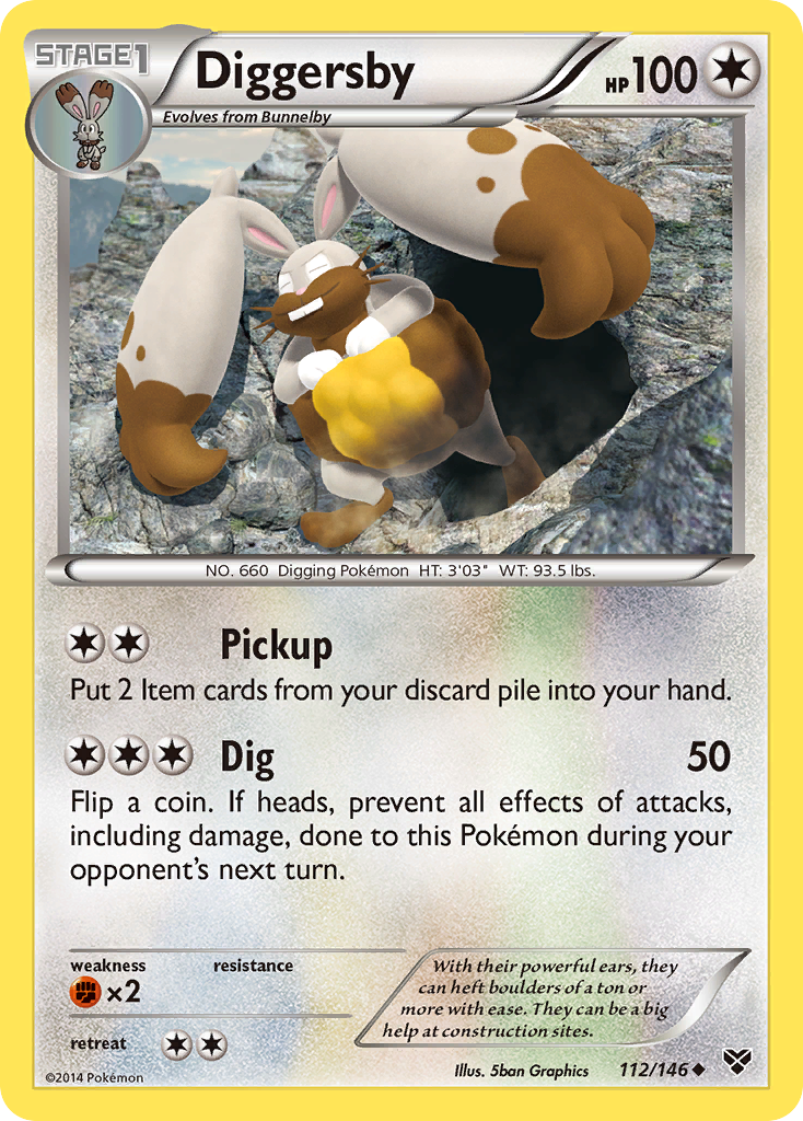 Diggersby (112/146) [XY: Base Set] - The Mythic Store | 24h Order Processing