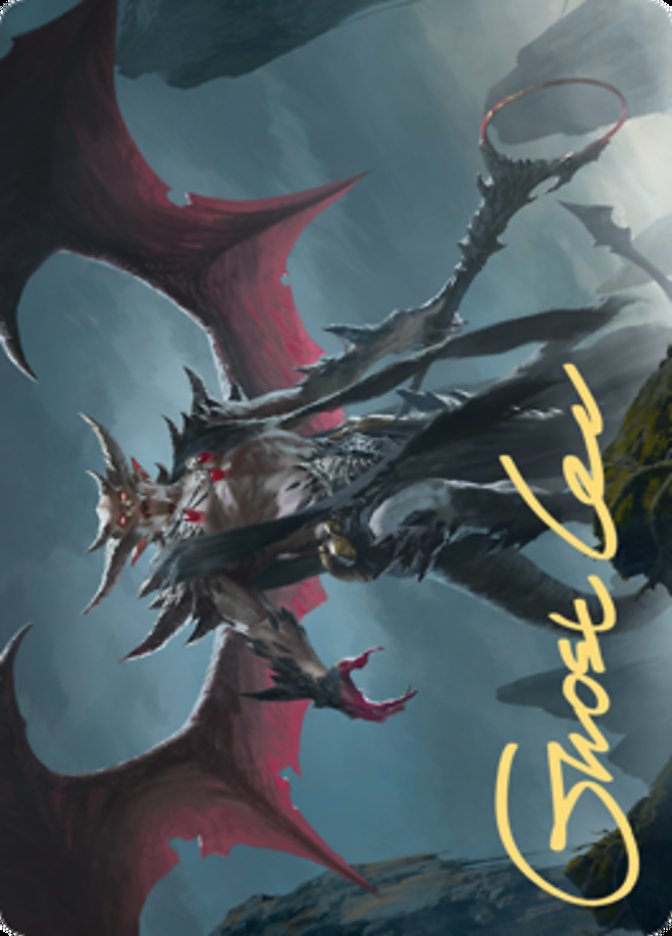 Taborax, Hope's Demise Art Card (Gold-Stamped Signature) [Zendikar Rising Art Series] - The Mythic Store | 24h Order Processing