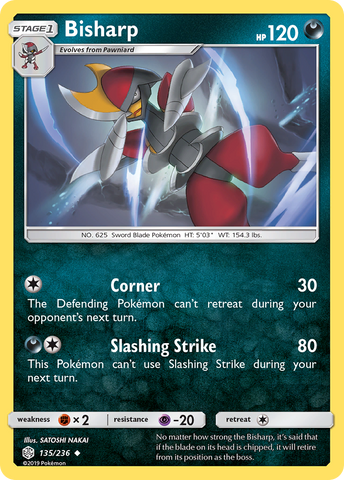 Bisharp (135/236) [Sun & Moon: Cosmic Eclipse] - The Mythic Store | 24h Order Processing