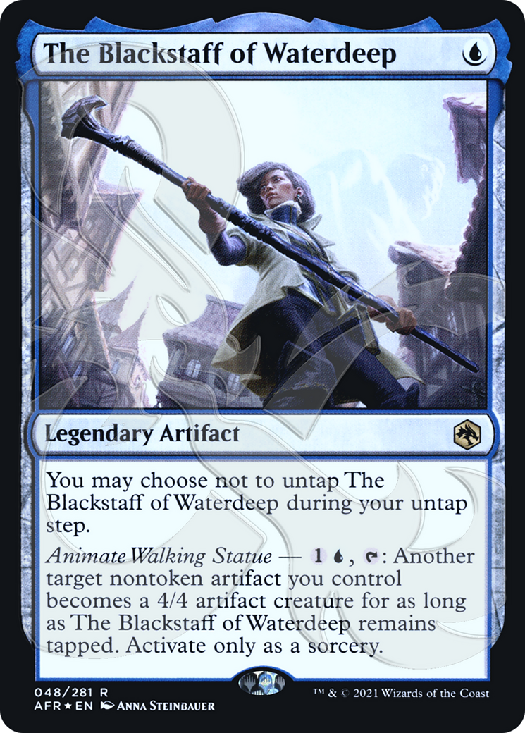 The Blackstaff of Waterdeep (Ampersand Promo) [Dungeons & Dragons: Adventures in the Forgotten Realms Promos] - The Mythic Store | 24h Order Processing
