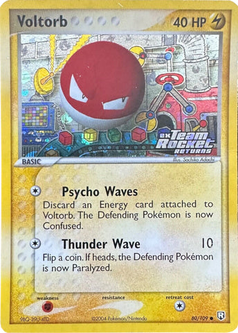Voltorb (80/109) (Stamped) [EX: Team Rocket Returns] - The Mythic Store | 24h Order Processing