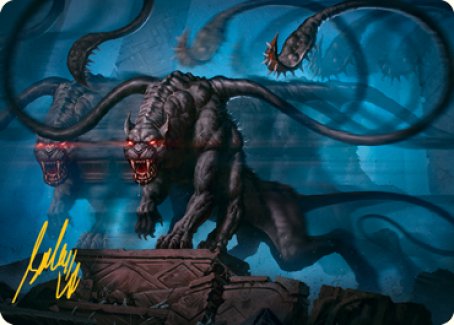 Displacer Beast Art Card (Gold-Stamped Signature) [Dungeons & Dragons: Adventures in the Forgotten Realms Art Series] - The Mythic Store | 24h Order Processing