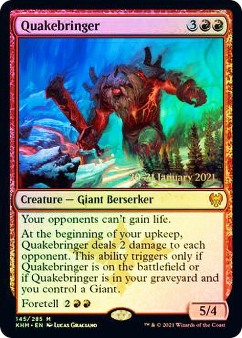 Quakebringer [Kaldheim Prerelease Promos] - The Mythic Store | 24h Order Processing