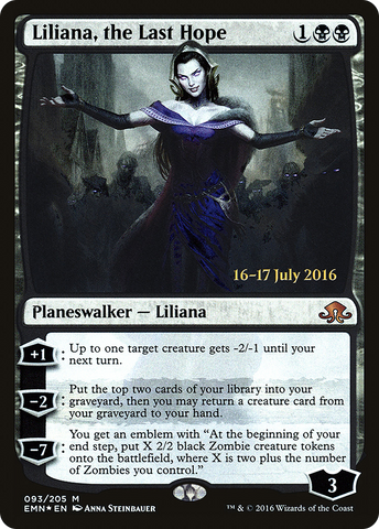 Liliana, the Last Hope [Eldritch Moon Prerelease Promos] - The Mythic Store | 24h Order Processing