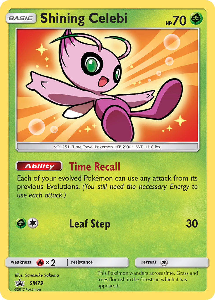 Shining Celebi (SM79) [Sun & Moon: Black Star Promos] - The Mythic Store | 24h Order Processing