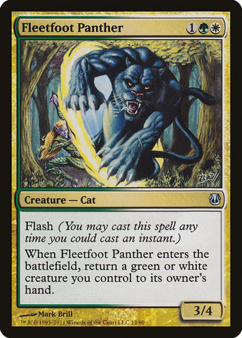 Fleetfoot Panther [Duel Decks: Ajani vs. Nicol Bolas] - The Mythic Store | 24h Order Processing