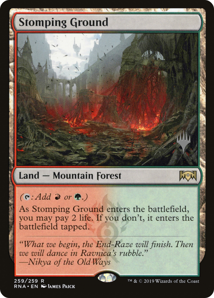 Stomping Ground (Promo Pack) [Ravnica Allegiance Promos] - The Mythic Store | 24h Order Processing