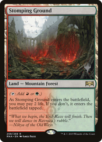 Stomping Ground (Promo Pack) [Ravnica Allegiance Promos] - The Mythic Store | 24h Order Processing