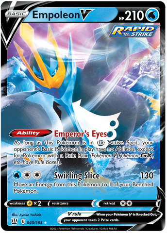 Empoleon V (040/163) [Sword & Shield: Battle Styles] - The Mythic Store | 24h Order Processing