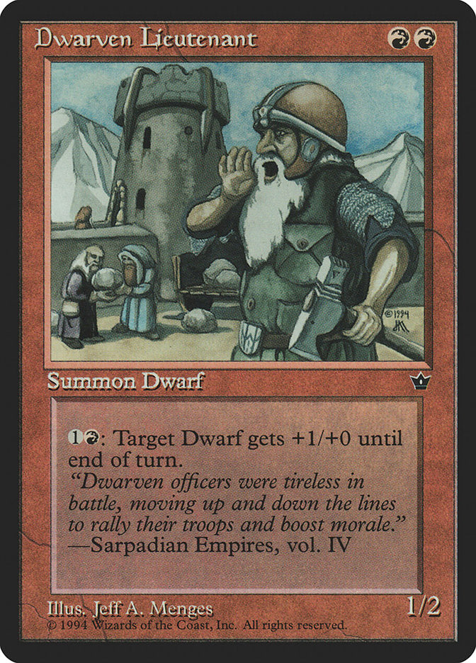 Dwarven Lieutenant [Fallen Empires] - The Mythic Store | 24h Order Processing