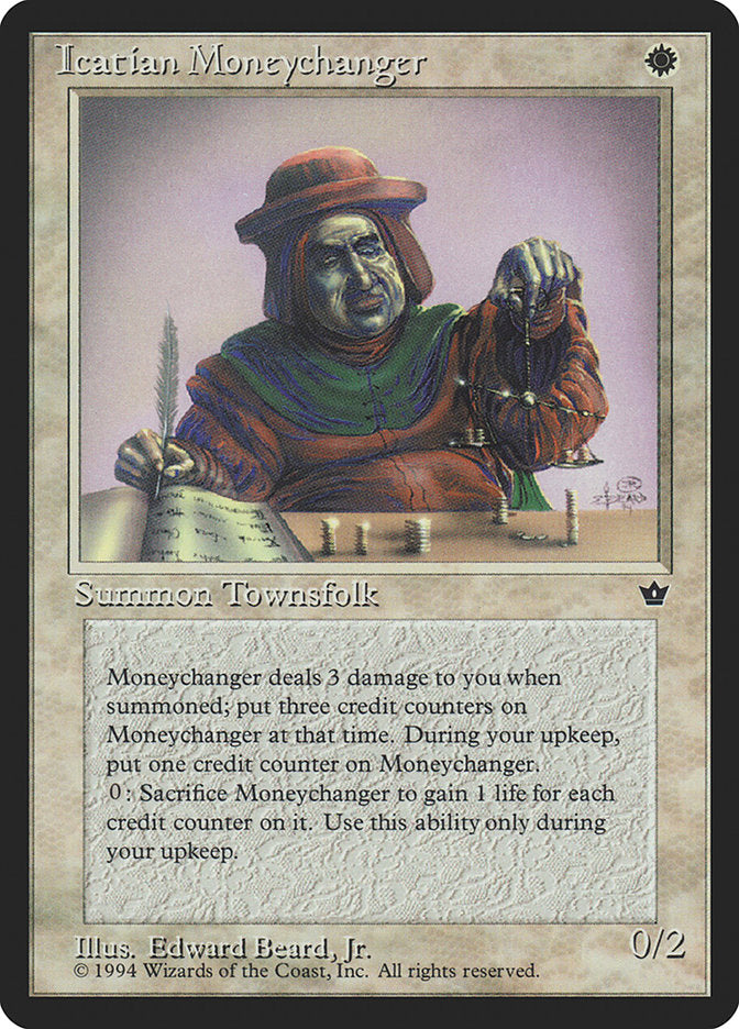 Icatian Moneychanger (Edward P. Beard, Jr.) [Fallen Empires] - The Mythic Store | 24h Order Processing