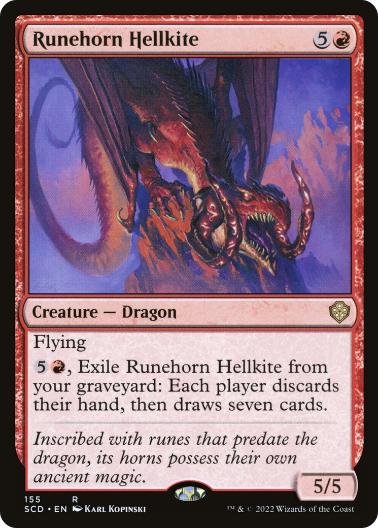 Runehorn Hellkite [Starter Commander Decks] - The Mythic Store | 24h Order Processing