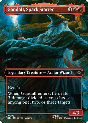Gandalf, Spark Starter (Borderless) [The Hobbit] - The Mythic Store | 24h Order Processing