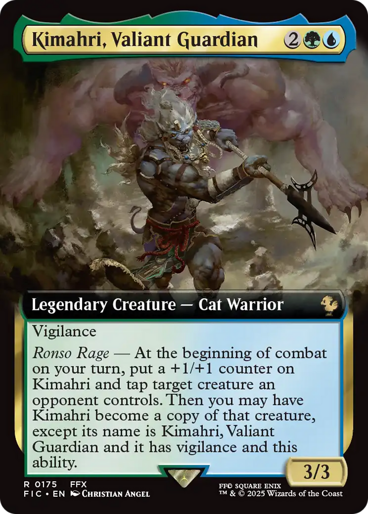 Kimahri, Valiant Guardian (Extended Art) [FINAL FANTASY Commander] - The Mythic Store | 24h Order Processing
