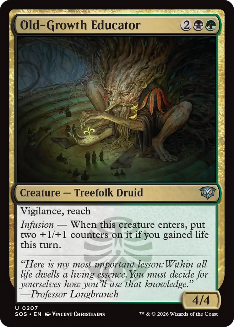 Old-Growth Educator [Secrets of Strixhaven] - The Mythic Store | 24h Order Processing