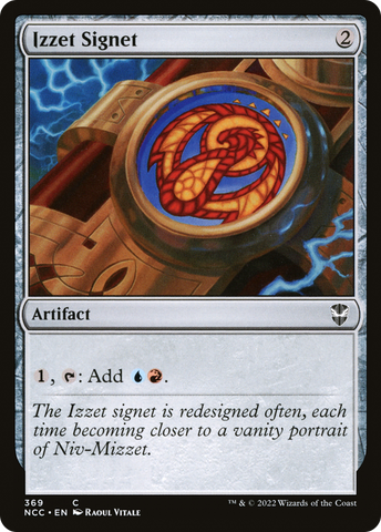 Izzet Signet [Streets of New Capenna Commander] - The Mythic Store | 24h Order Processing