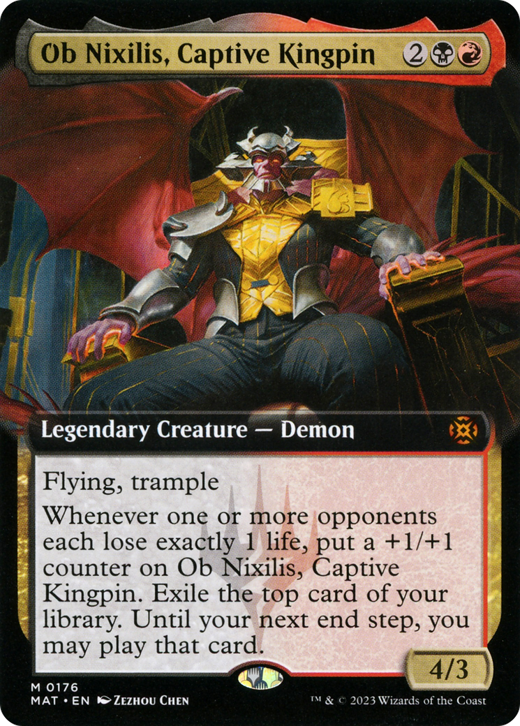 Ob Nixilis, Captive Kingpin (Extended Art) [March of the Machine: The Aftermath] - The Mythic Store | 24h Order Processing