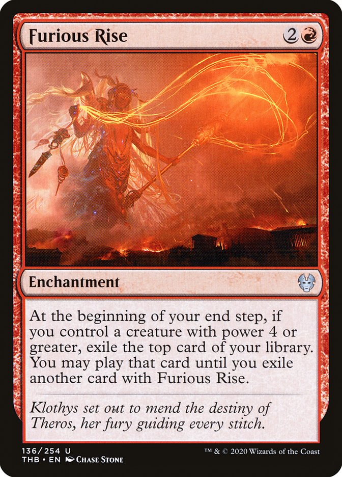 Furious Rise [Theros Beyond Death] - The Mythic Store | 24h Order Processing