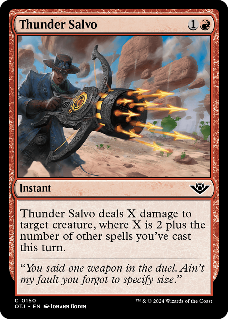 Thunder Salvo [Outlaws of Thunder Junction] - The Mythic Store | 24h Order Processing