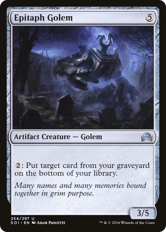 Epitaph Golem [Shadows over Innistrad] - The Mythic Store | 24h Order Processing