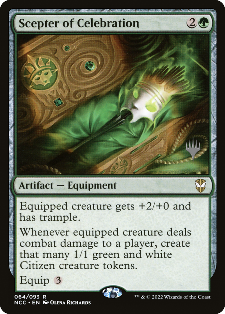 Scepter of Celebration (Promo Pack) [Streets of New Capenna Commander Promos] - The Mythic Store | 24h Order Processing