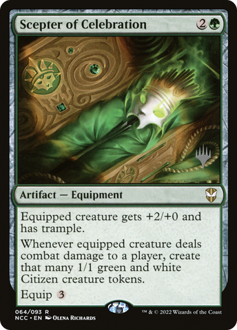 Scepter of Celebration (Promo Pack) [Streets of New Capenna Commander Promos] - The Mythic Store | 24h Order Processing