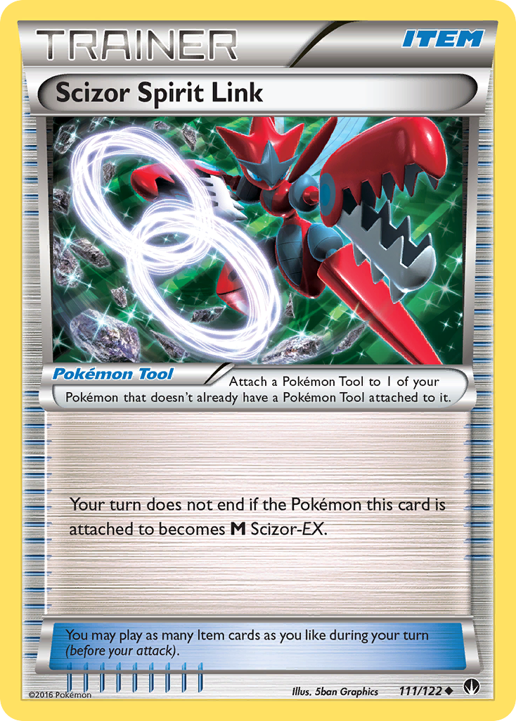 Scizor Spirit Link (111/122) [XY: BREAKpoint] - The Mythic Store | 24h Order Processing