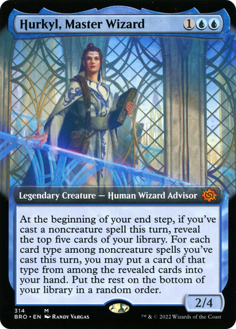 Hurkyl, Master Wizard (Extended Art) [The Brothers' War] - The Mythic Store | 24h Order Processing