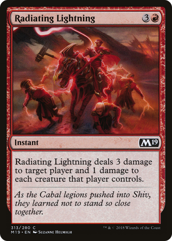 Radiating Lightning [Core Set 2019] - The Mythic Store | 24h Order Processing
