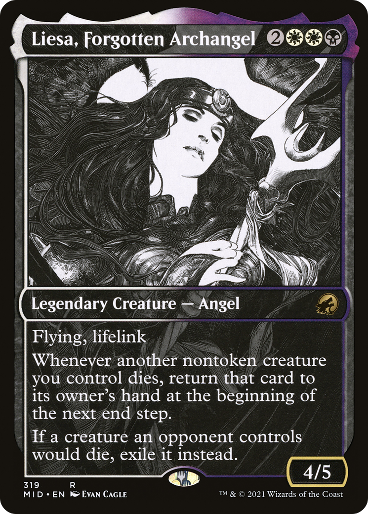 Liesa, Forgotten Archangel (Showcase Eternal Night) [Innistrad: Midnight Hunt] - The Mythic Store | 24h Order Processing