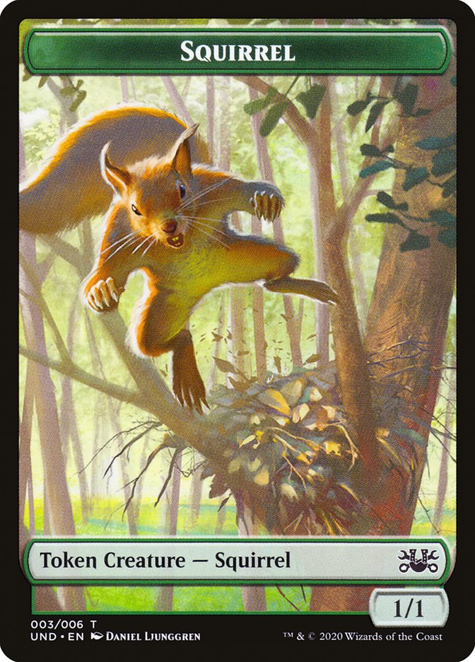 Beeble // Squirrel Double-Sided Token [Unsanctioned Tokens] - The Mythic Store | 24h Order Processing