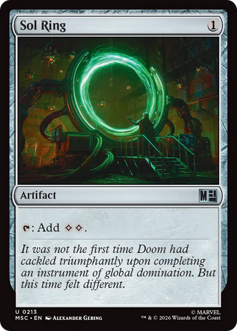 Sol Ring (0211) (Surge Foil) [Marvel Super Heroes Commander] - The Mythic Store | 24h Order Processing