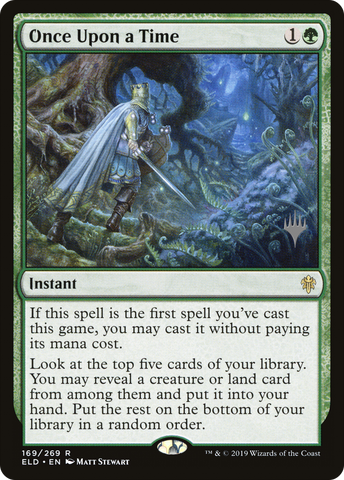Once Upon a Time (Promo Pack) [Throne of Eldraine Promos] - The Mythic Store | 24h Order Processing