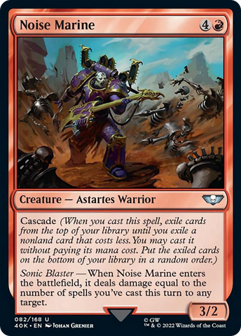 Noise Marine (Surge Foil) [Warhammer 40,000] - The Mythic Store | 24h Order Processing