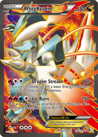 White Kyurem EX (146/149) [Black & White: Boundaries Crossed] - The Mythic Store | 24h Order Processing