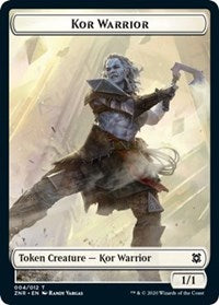 Kor Warrior // Plant Double-Sided Token [Zendikar Rising Tokens] - The Mythic Store | 24h Order Processing