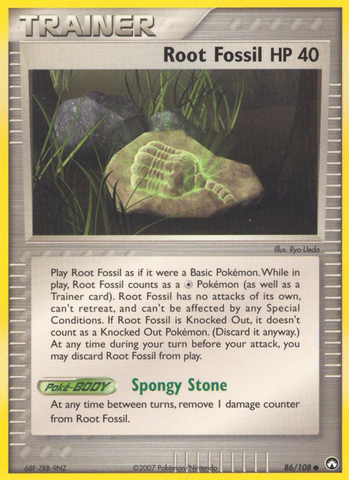 Root Fossil (86/108) [EX: Power Keepers] - The Mythic Store | 24h Order Processing